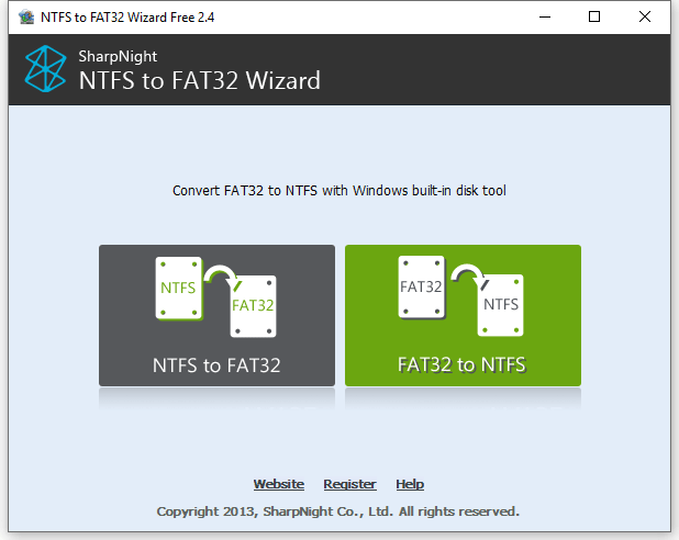 convert fat32 to ntfs software