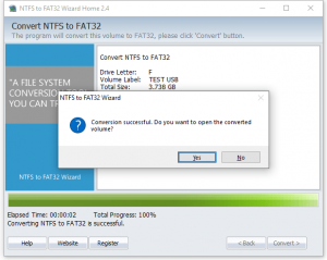 NTFS To FAT32 Converter Software Free Download Windows 10